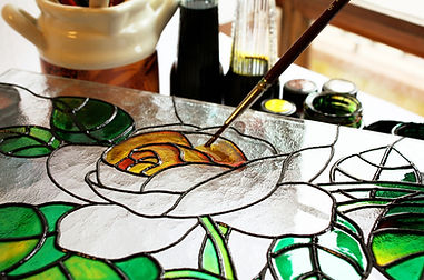 Peinture Vitrail