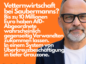 Vetternwirtschaft bei Saubermanns?