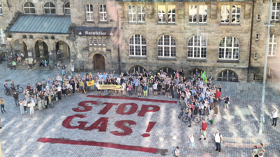 Klimastreik der FFF_bewegung in Chemnitz. 150 Menschen demonstrieren. Der Rest rast im Netz vor Wut darüber.