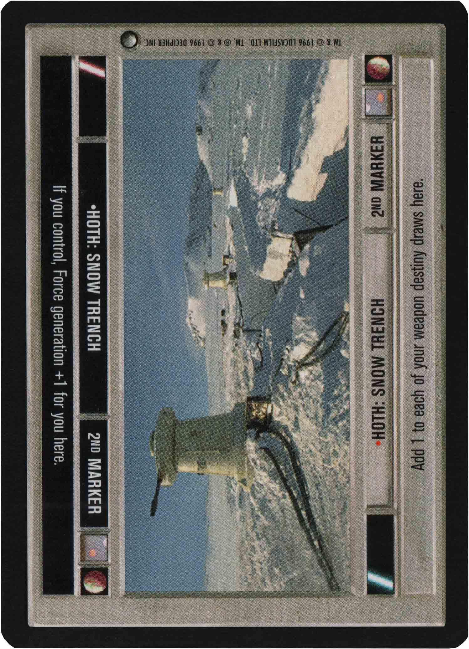 Hoth: Snow Trench [Japanese] [White Border]