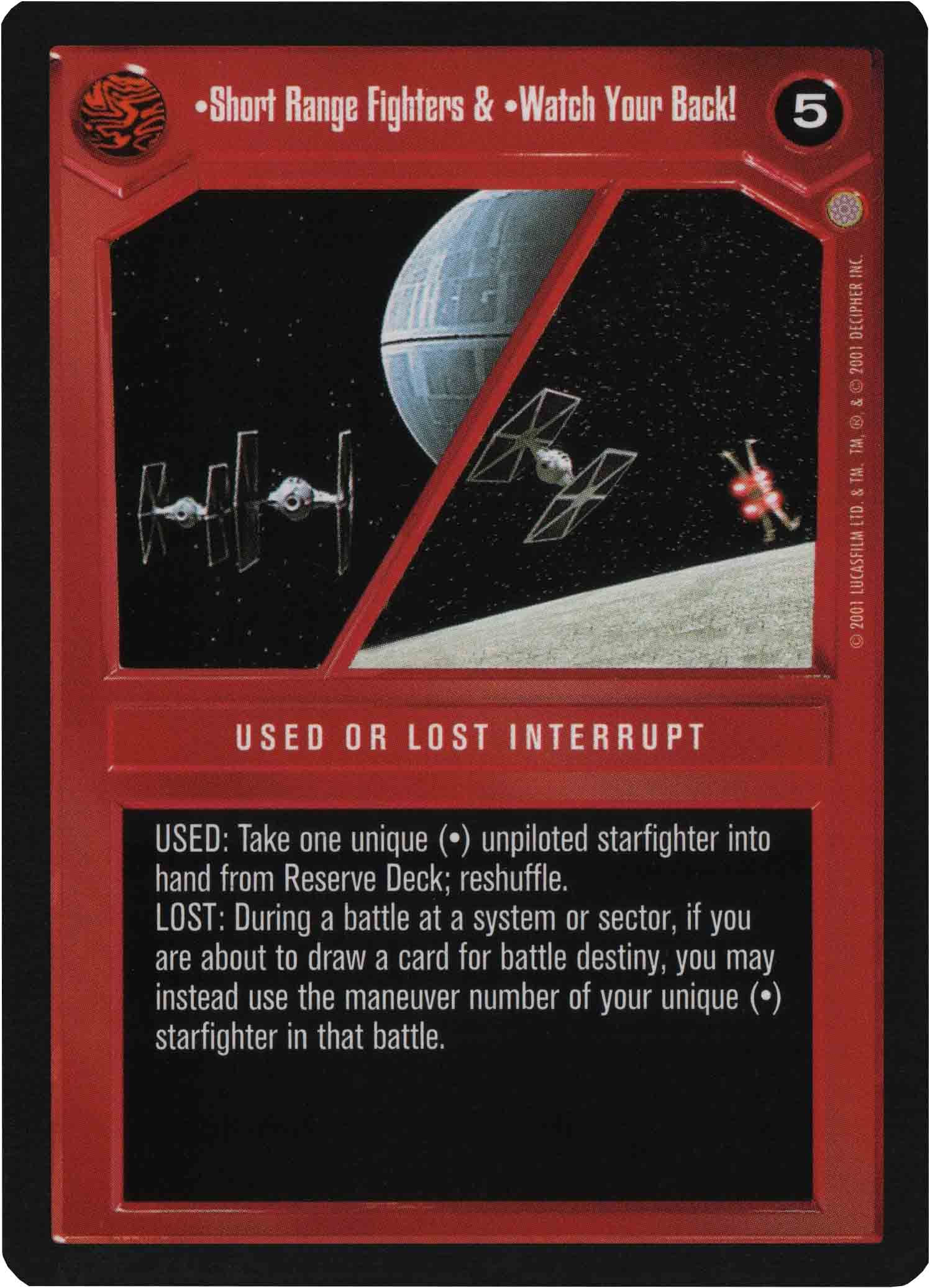 Short Range Fighters & Watch Your Back