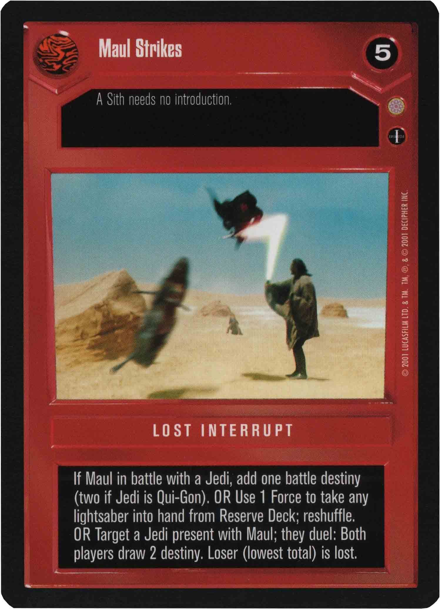 Maul Strikes (Foil)