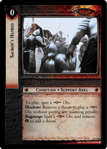 Sauron's Hatred (Foil)