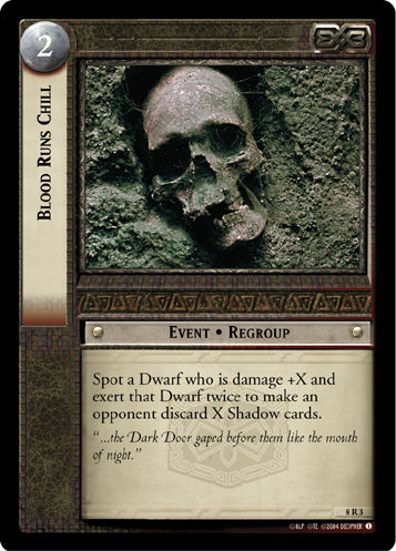 Blood Runs Chill (Foil)