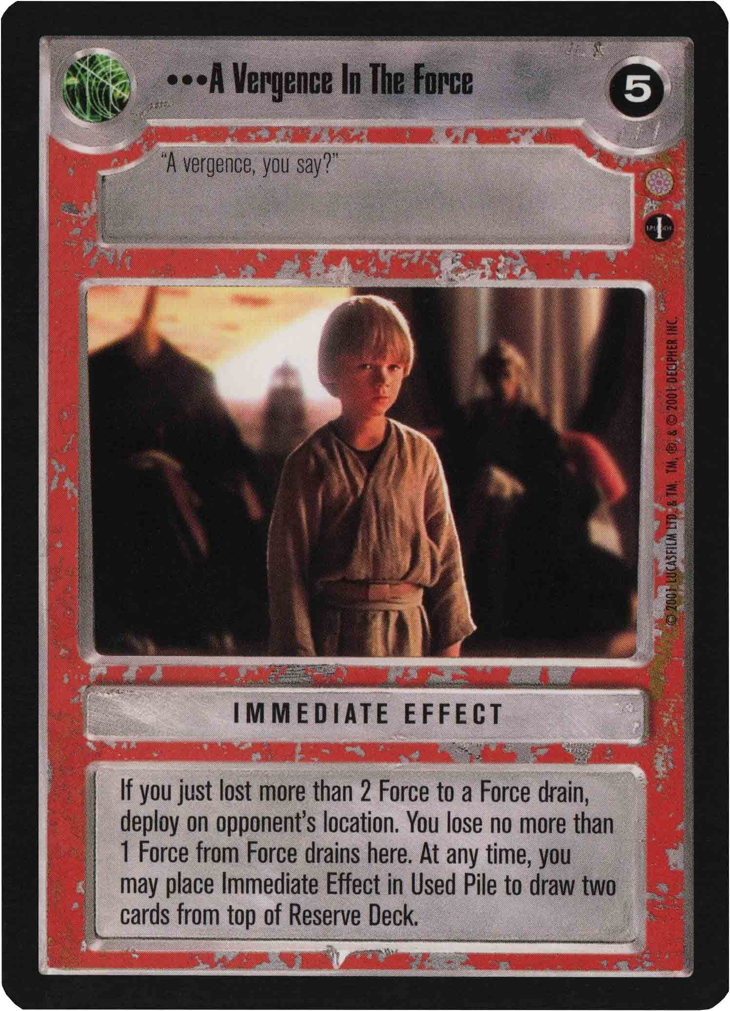 A Vergence In The Force