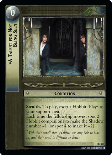 A Talent for Not Being Seen (Foil)