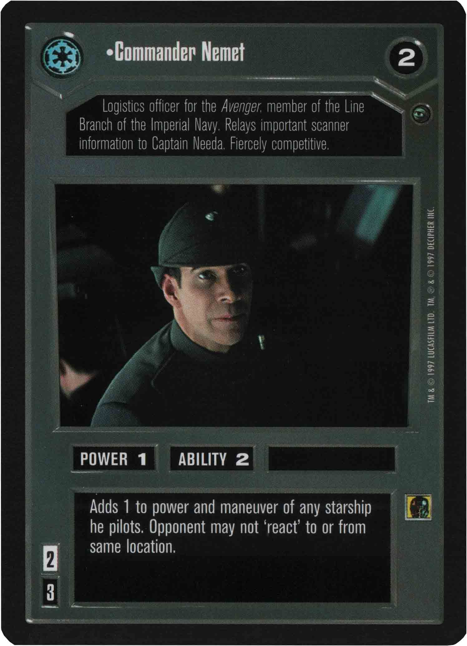 Commander Nemet