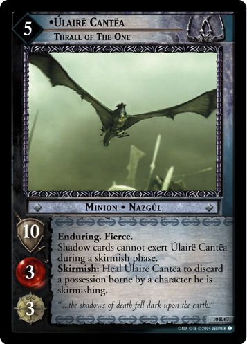 Ulaire Cantea, Thrall of The One