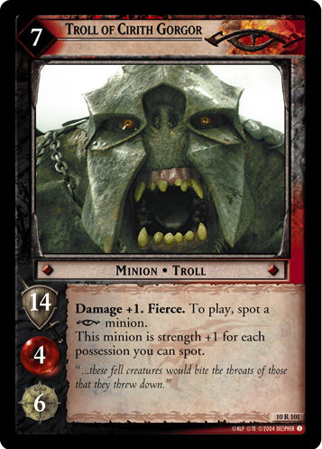 Troll of Cirith Gorgor (Foil)