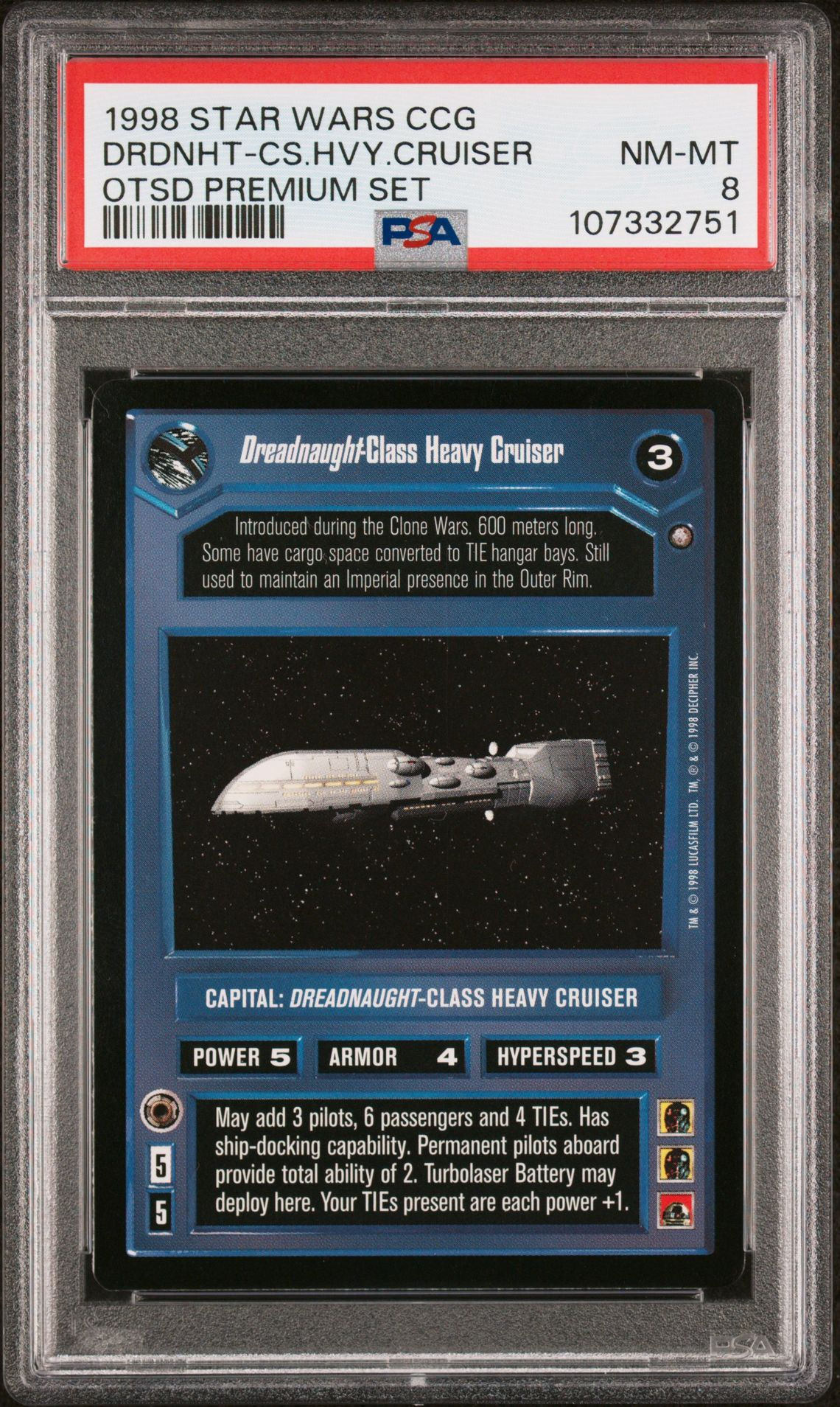 PSA 8 Dreadnaught-Class Heavy Cruiser