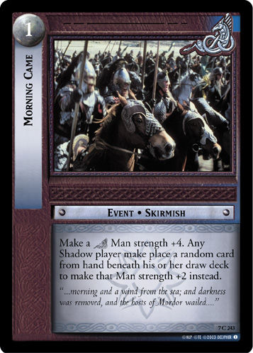 Morning Came (Foil)