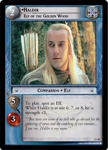 Haldir, Elf of the Golden Wood (Foil)