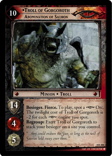 Troll of Gorgoroth, Abomination of Sauron (Foil)