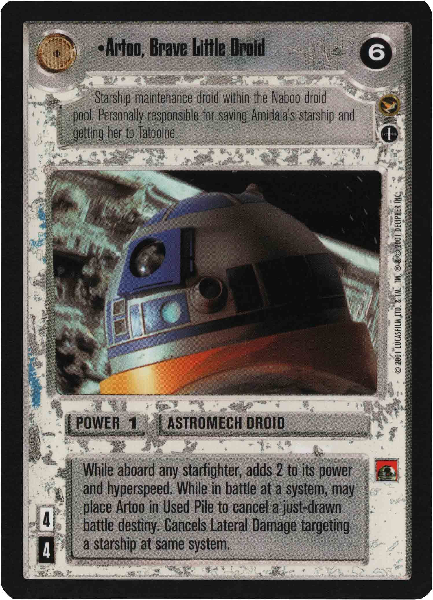 Artoo, Brave Little Droid (AI)