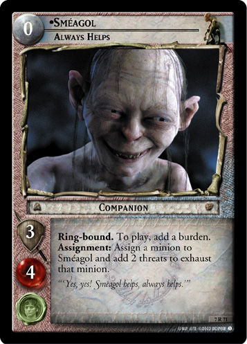 Smeagol, Always Helps (Foil)