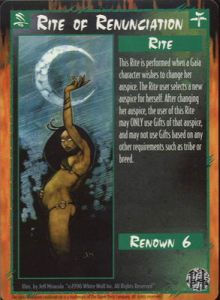 Rite of Renunciation