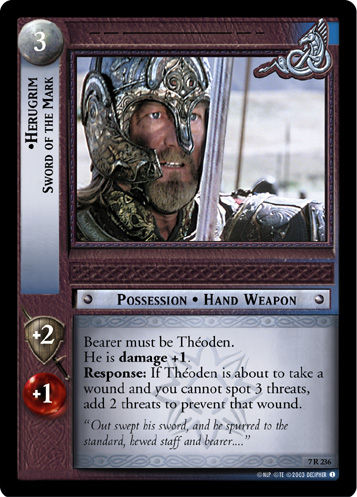 Herugrim, Sword of the Mark (Foil)