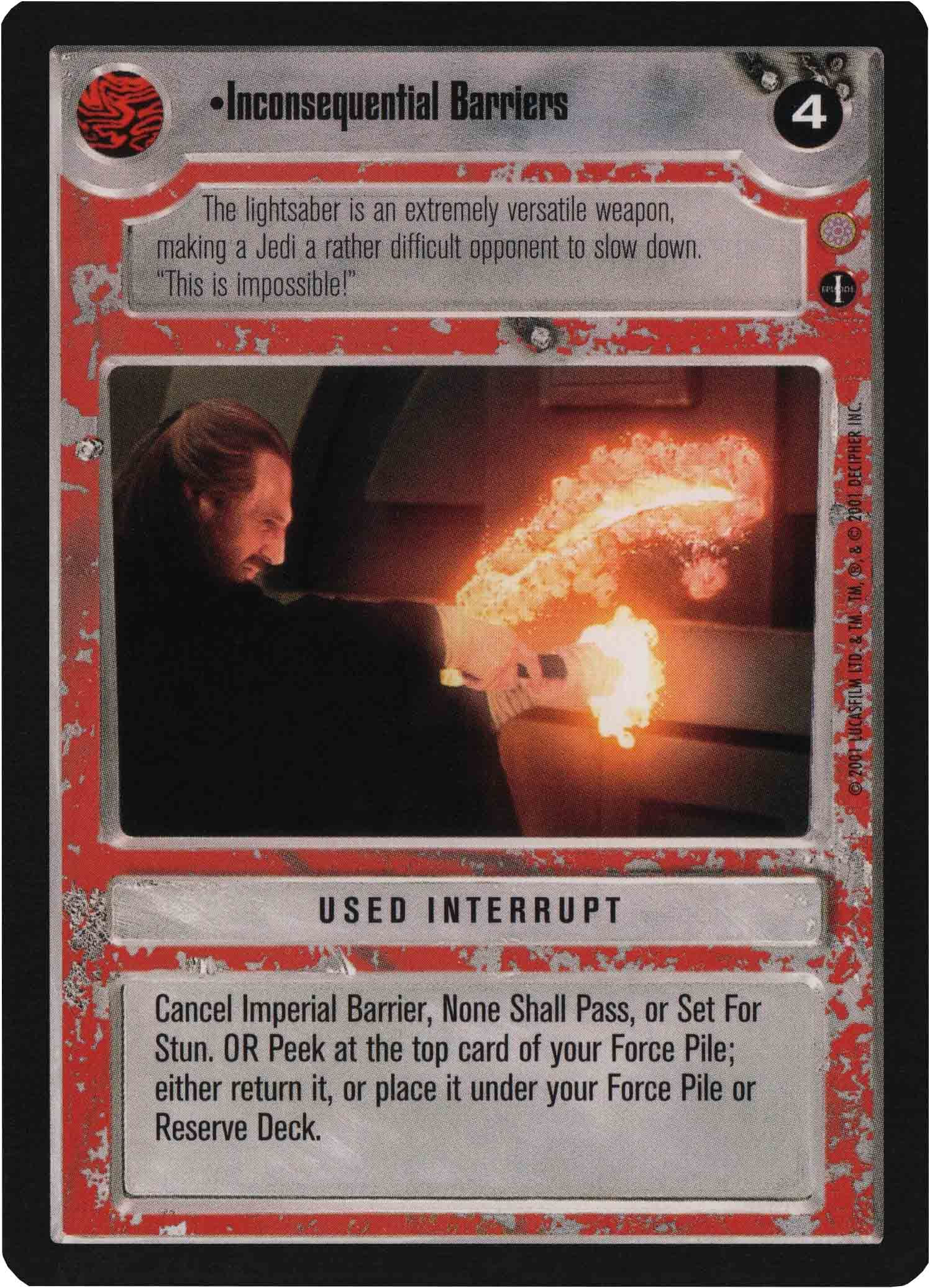Inconsequential Barriers