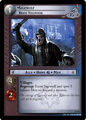 Sigewulf, Brave Volunteer (Foil)