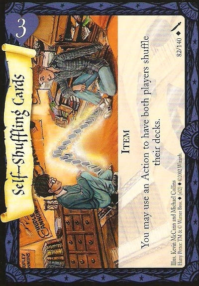 Self-Shuffling Cards
