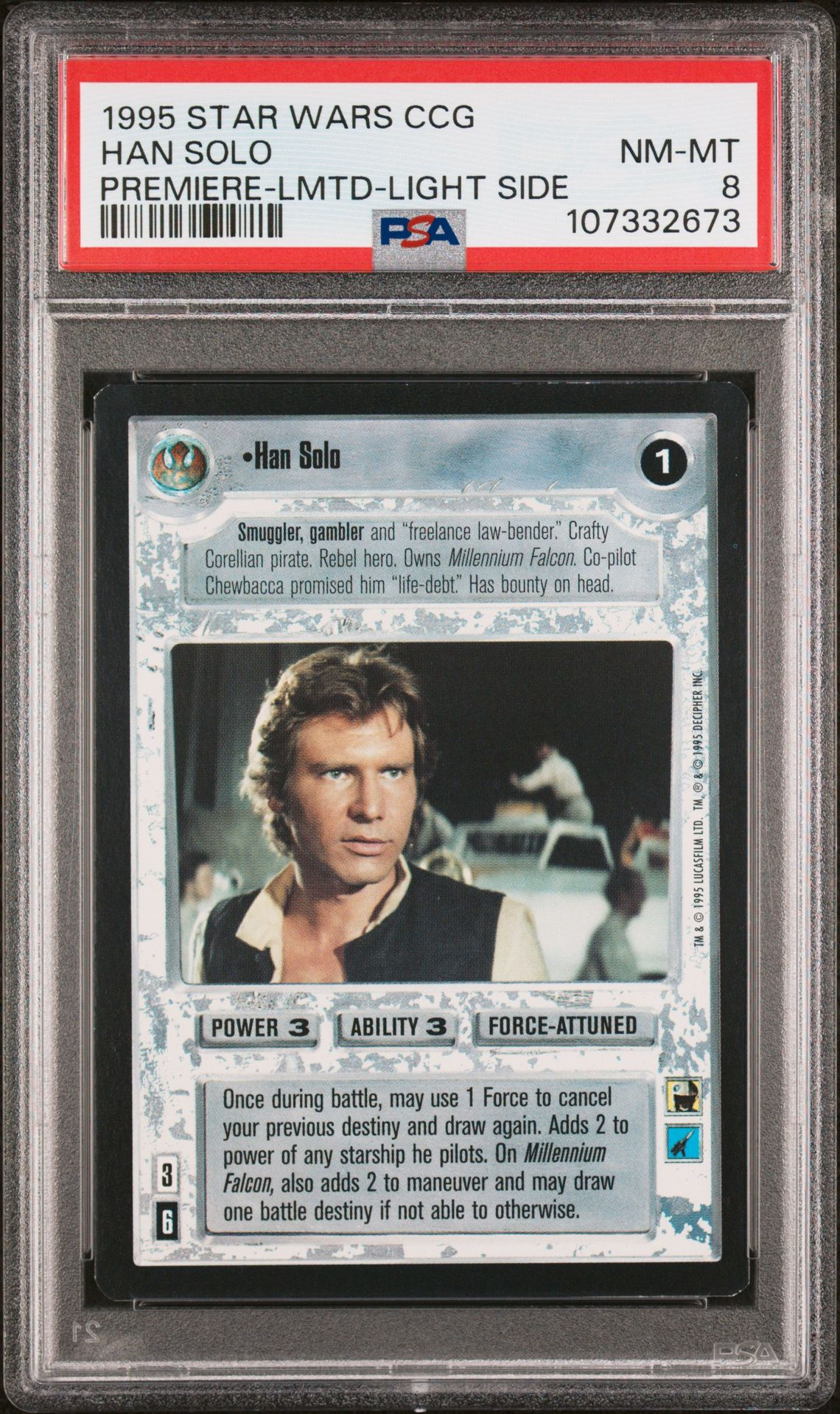 PSA 8 Han Solo