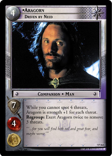 Aragorn, Driven by Need (Foil)