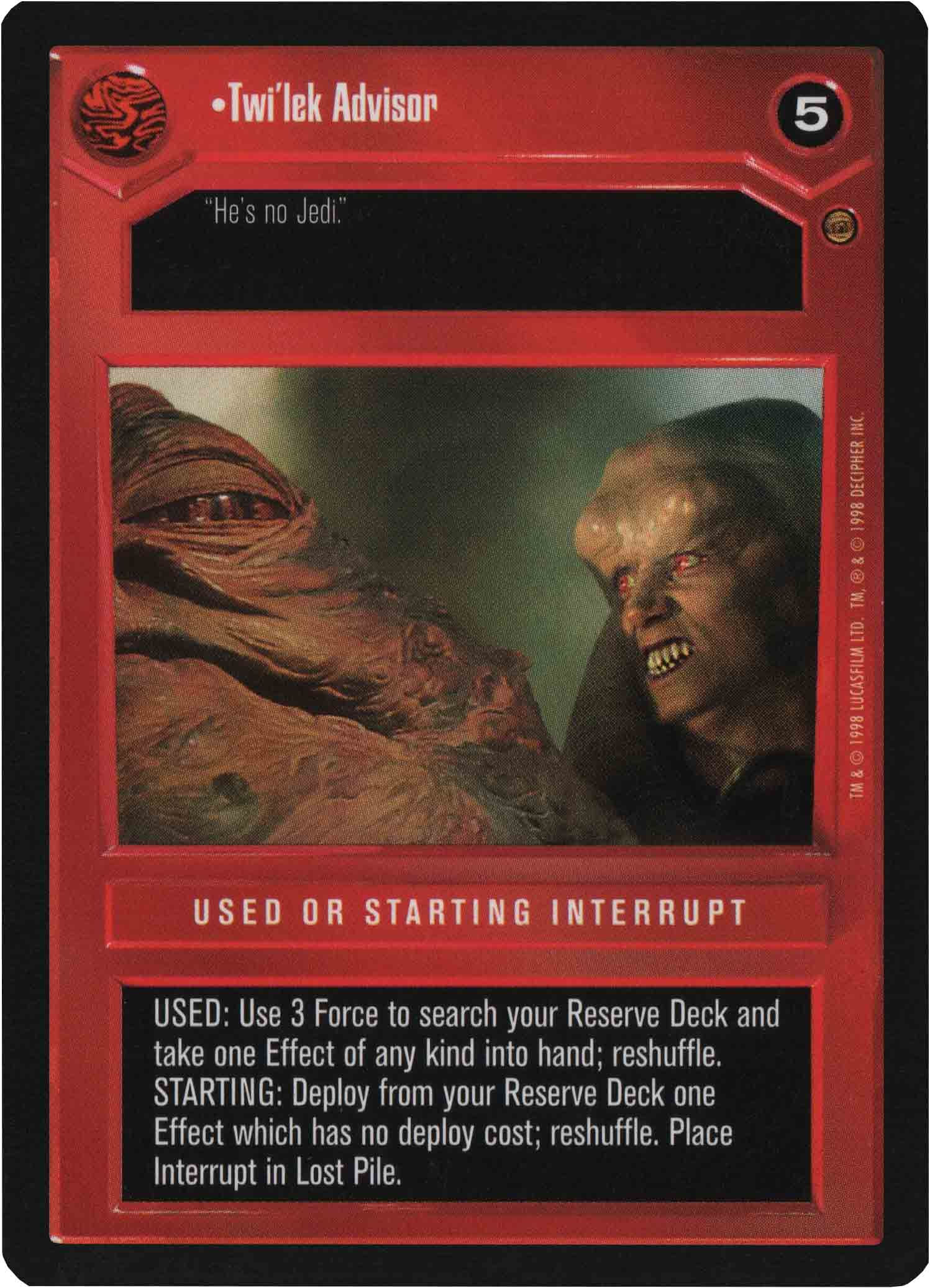 Twi'lek Advisor (Foil)