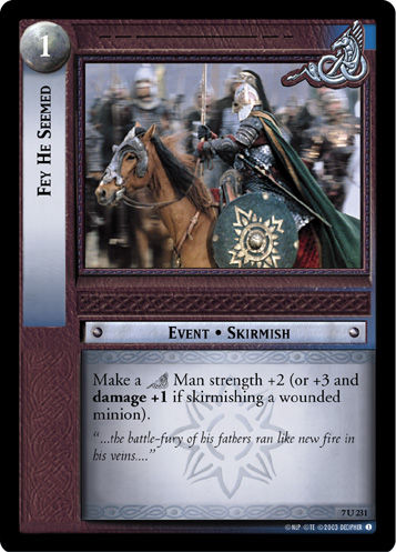Fey He Seemed (Foil)