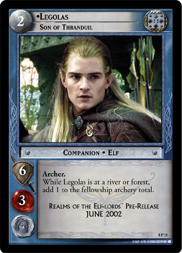 Legolas, Son of Thranduil (P)