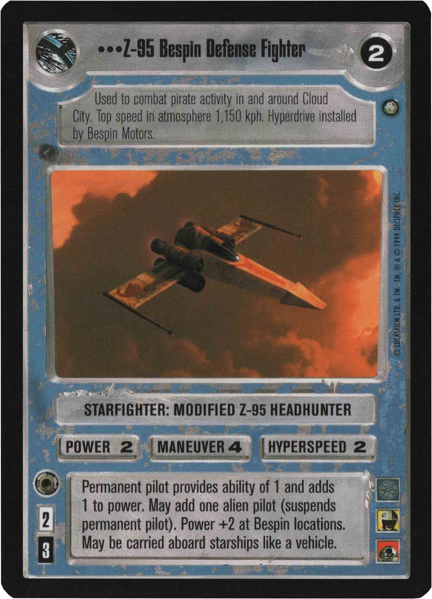 Z-95 Bespin Defense Fighter