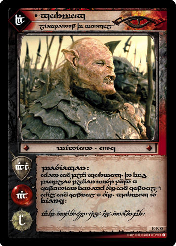 Gothmog, Lieutenant of Morgul (T)