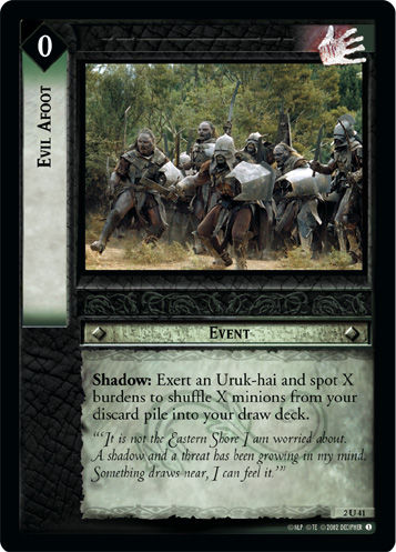 Evil Afoot (Foil)