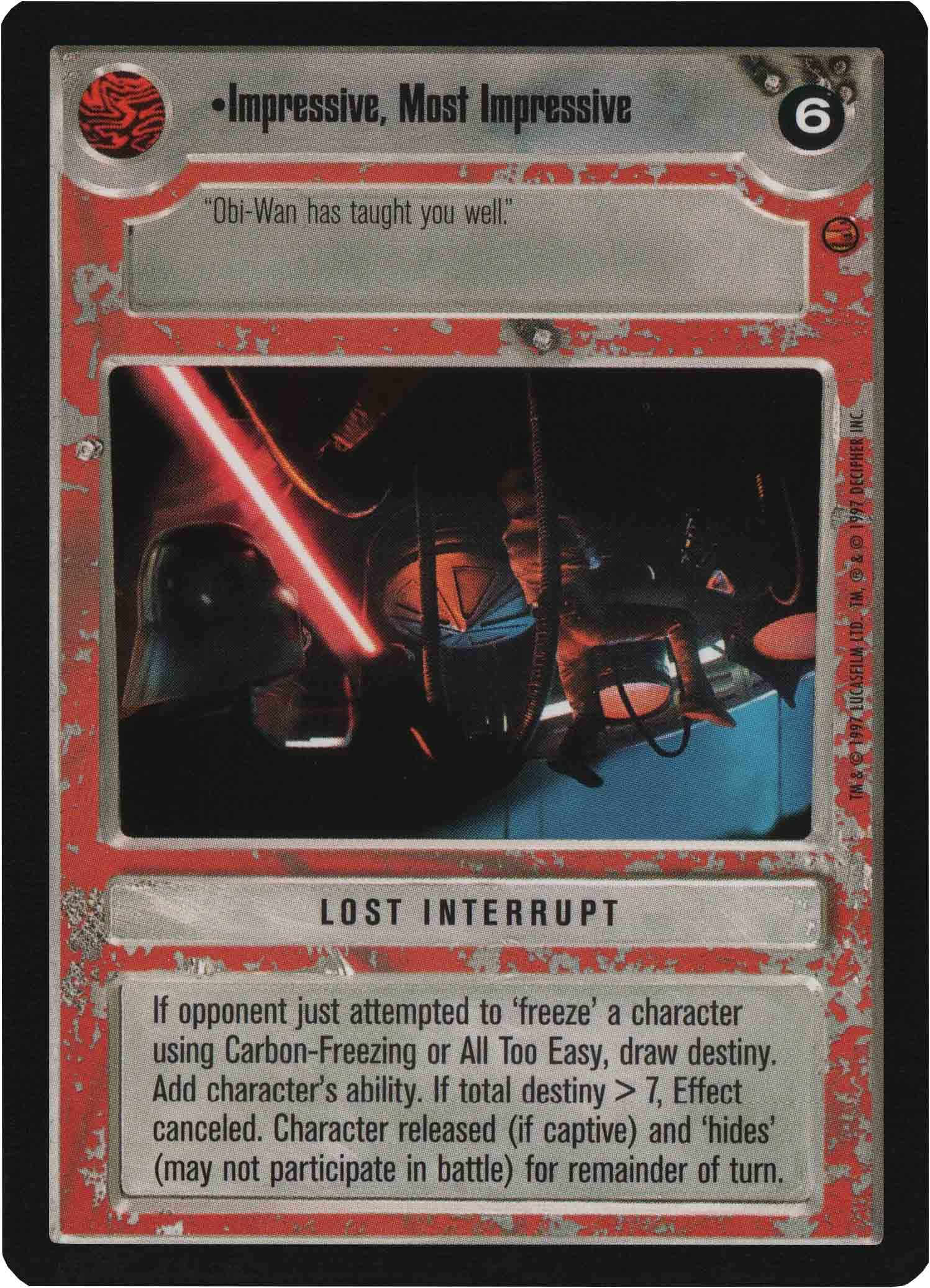 Impressive, Most Impressive