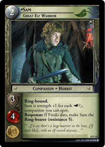 Sam, Great Elf Warrior (Foil)