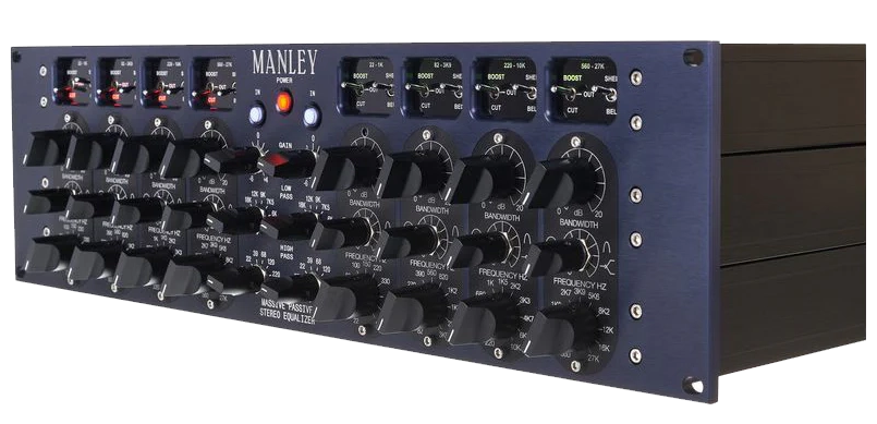 Manley: processeur audio rack, multiples commandes