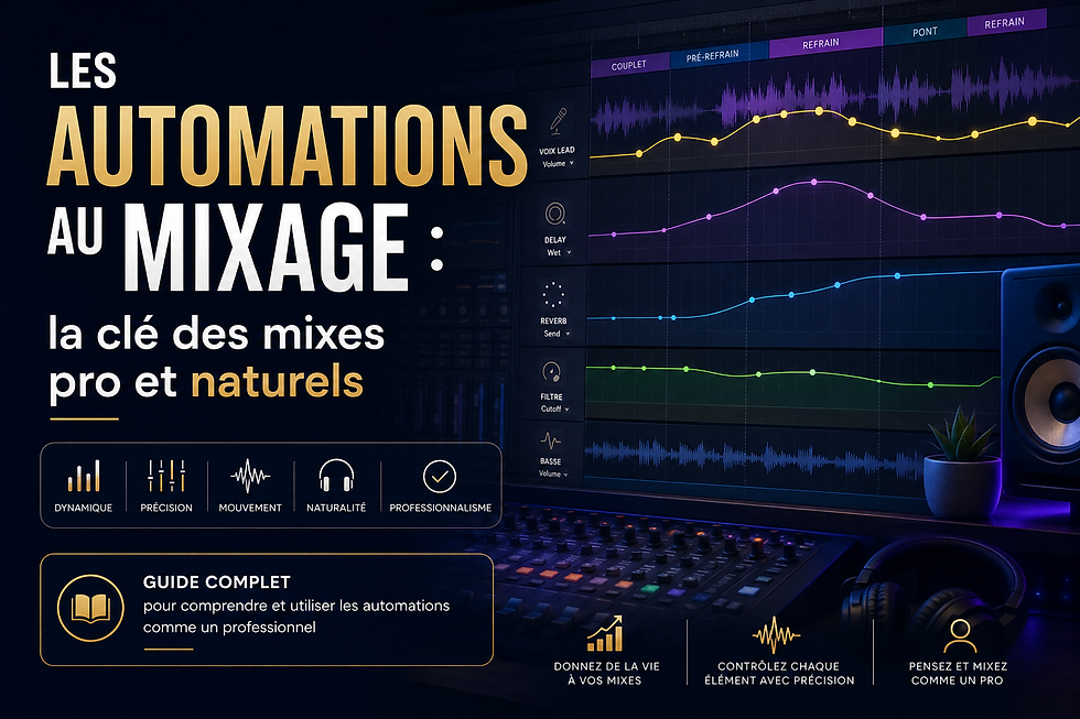 Les Automations au Mixage: la clé des mixes pro et naturels