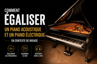 Comment égaliser un piano acoustique et un piano électrique en contexte de mixage