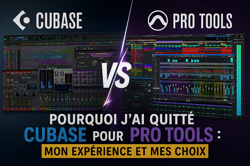 Pourquoi j'ai quitté Cubase pour Pro Tools : mon expérience et mes choix