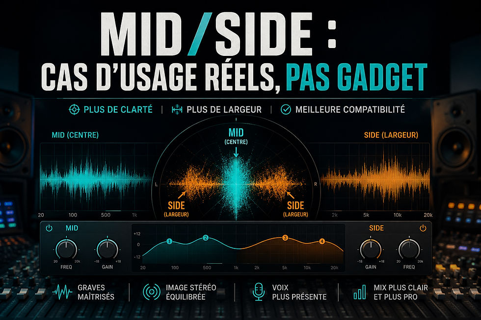 Mid/Side : cas d’usage réels, pas gadget