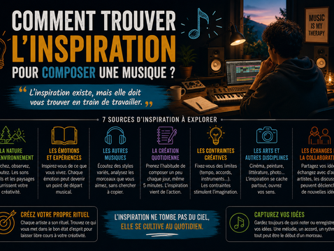 Comment Trouver l'Inspiration pour Composer une Musique ?