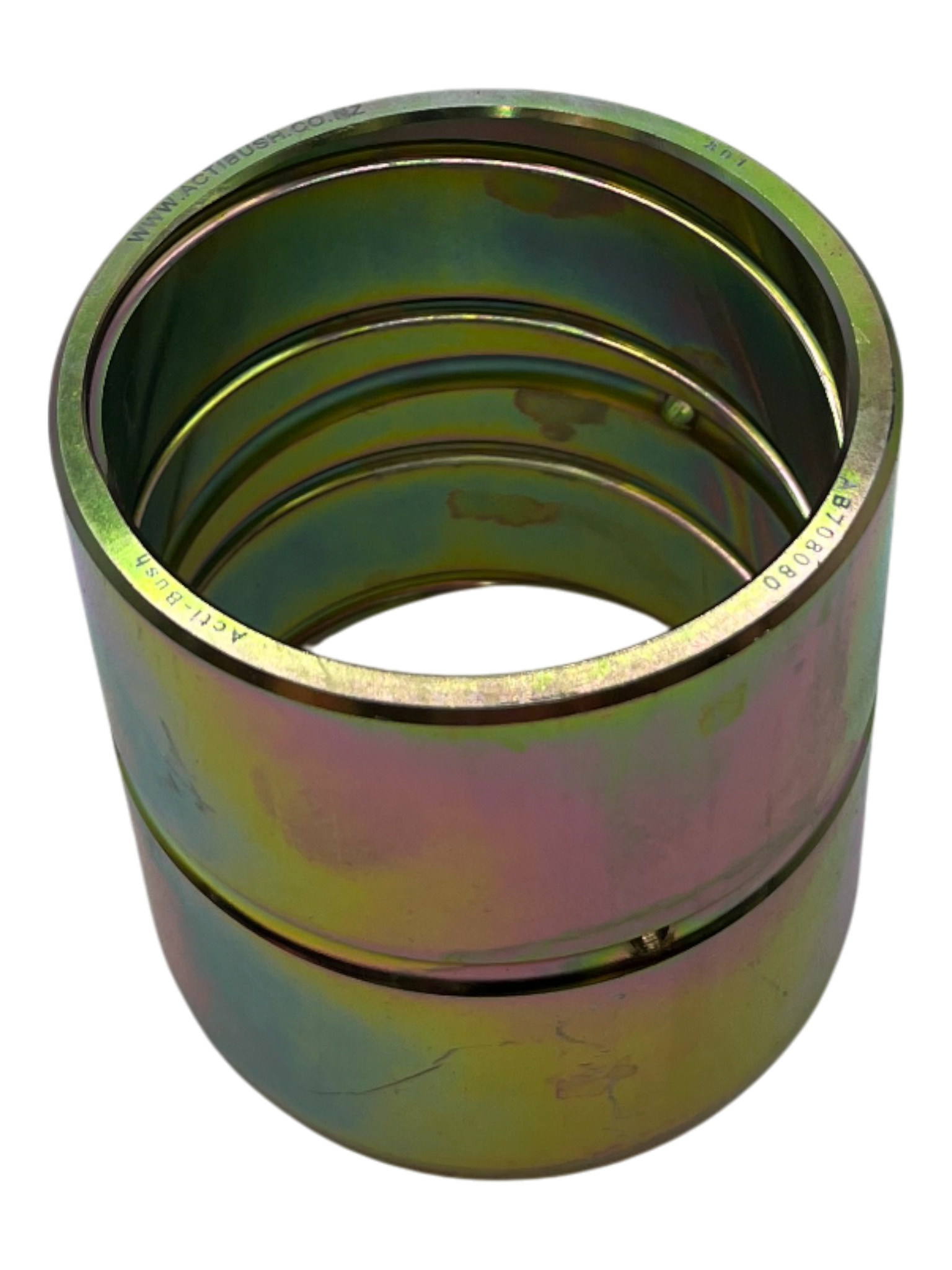 70 ID x 80 OD x 80 L Hardened Steel Bush