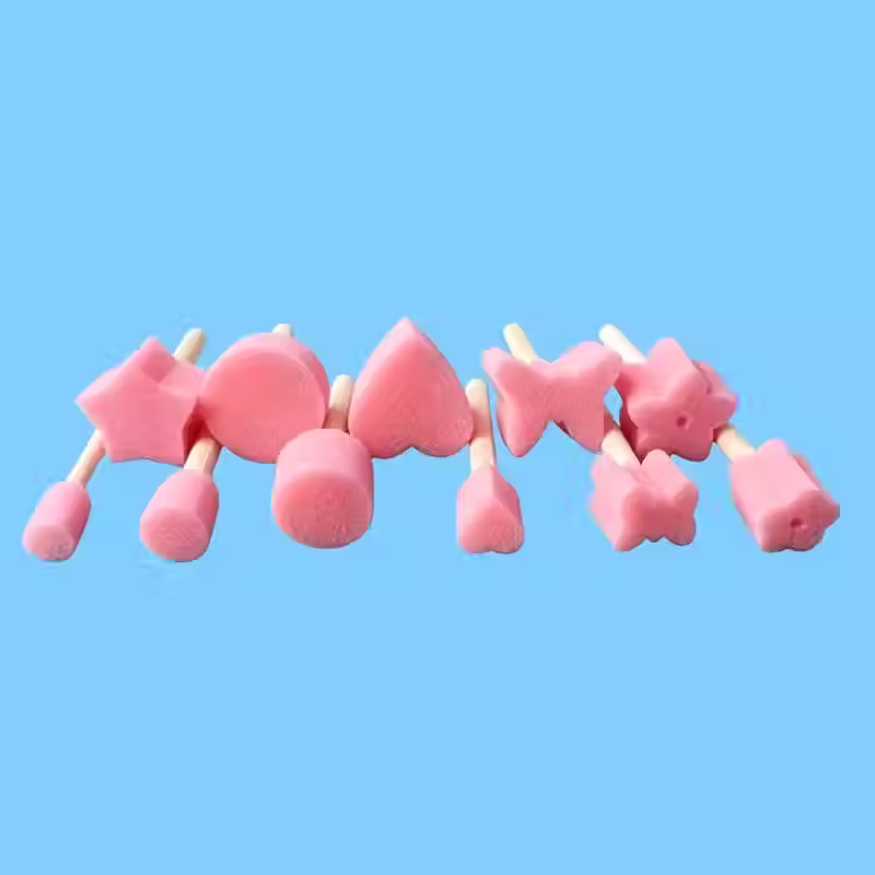 Thumbnail: Set Of 11 Shaped Sponge Dabbers