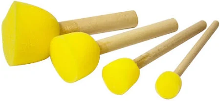 Set of Mini Sponge Paint Dabbers | Crafty Monkey