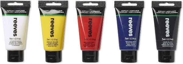 Thumbnail: Set Of Reeves Acrylic Paints