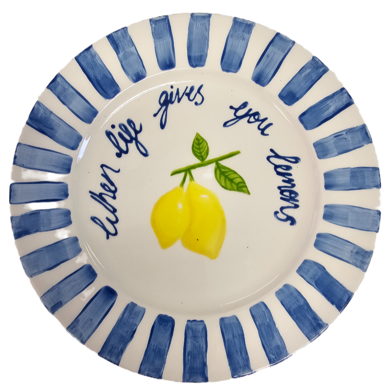 When life gives you lemons, Mediterranean plate