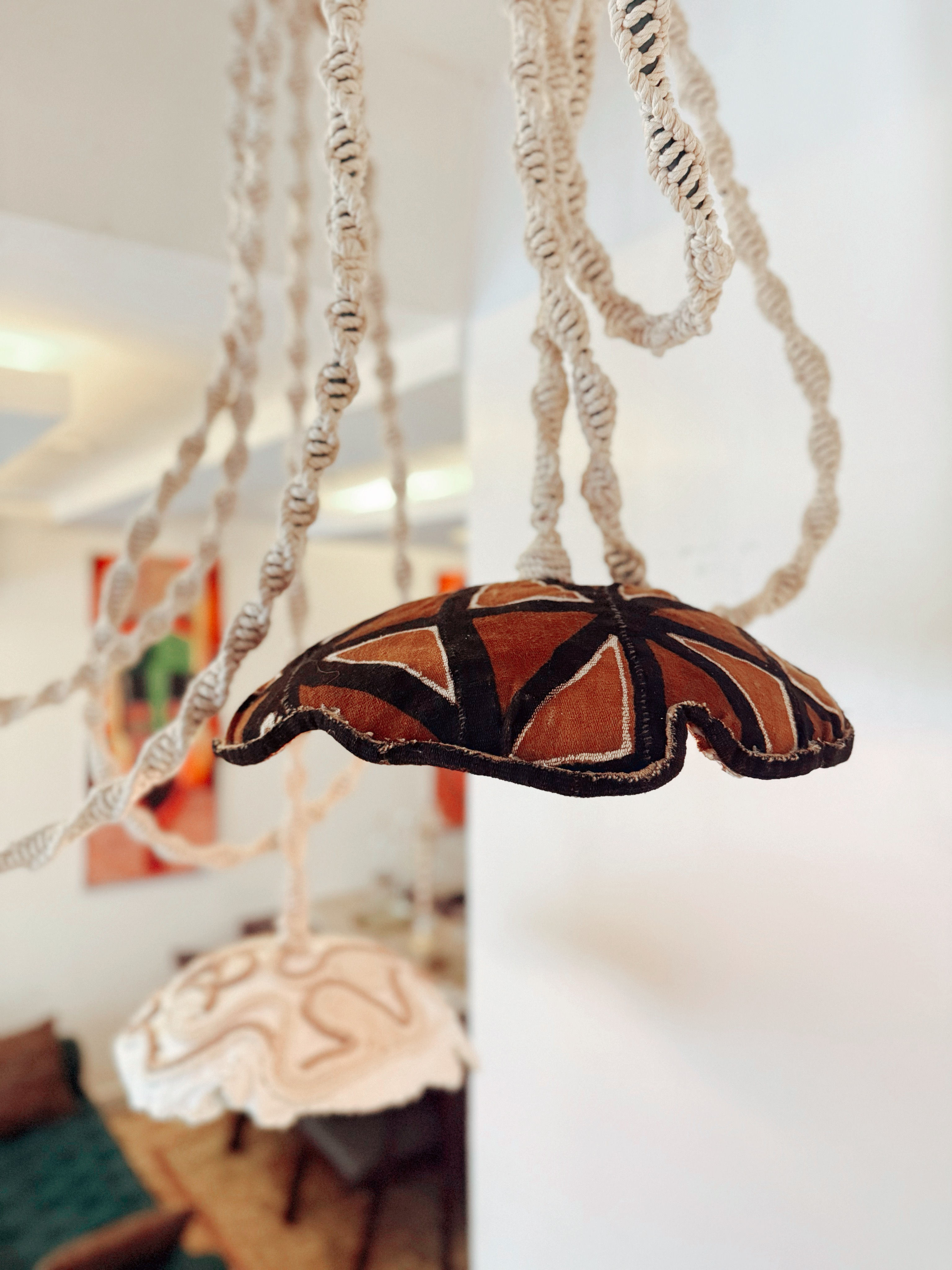 Braided Floating Lamp
