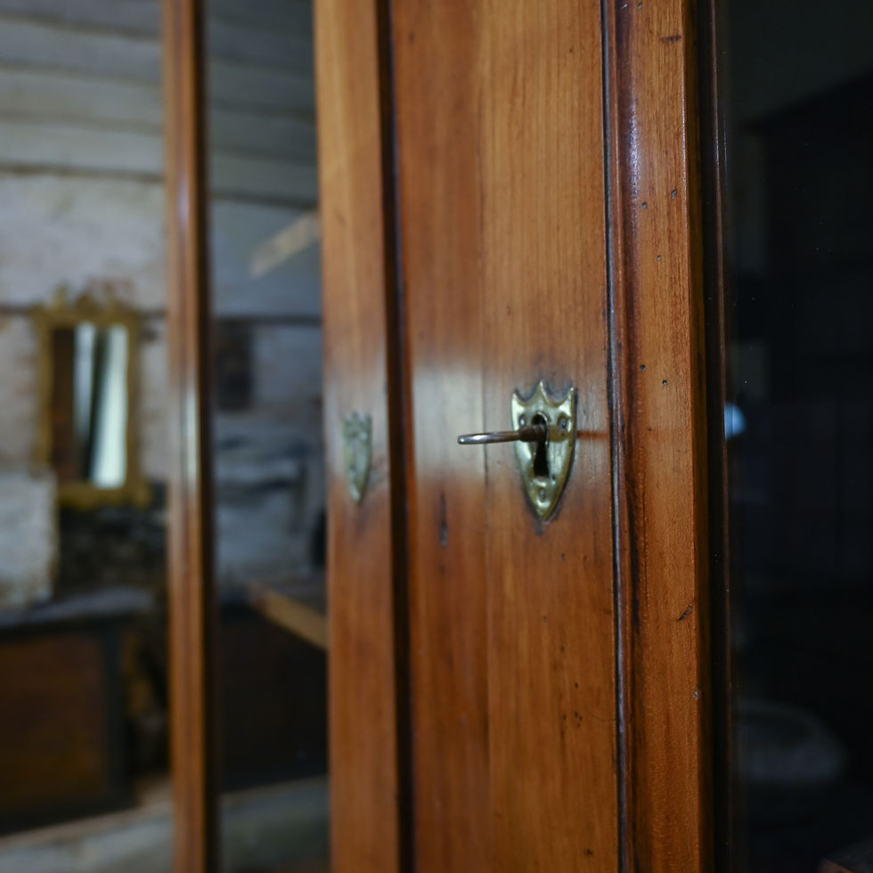 Thumbnail: A Charming Mid 19th Century French Cherrywood Glazed Cabinet Bookcase