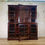 Thumbnail: A Regency Mahogany Glazed Library Bookcase - Parcel-Gilt