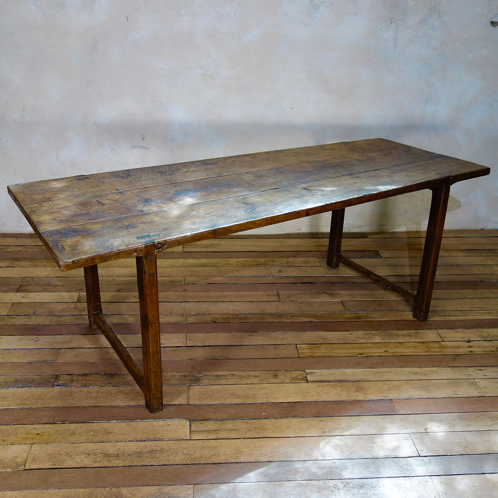An 18th Century French Provincial Cherry Wood Farmhouse Table