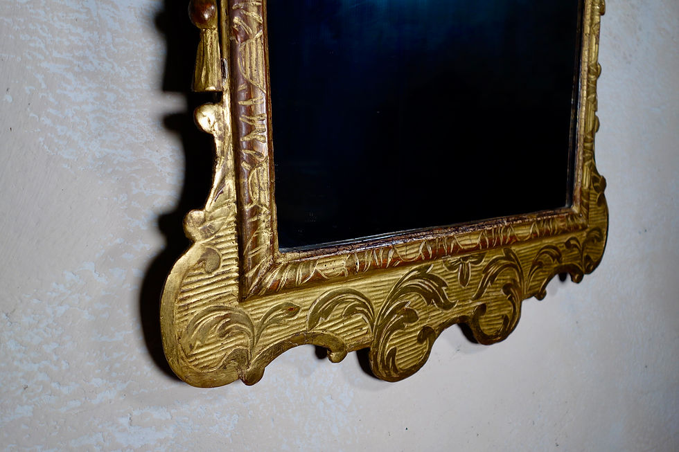Thumbnail: George I Style Gesso Wall Mirror